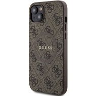 Kryt Guess 4G Collection Leather MagSafe iPhone 15