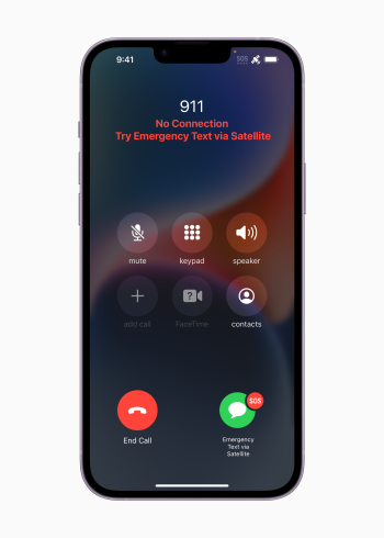 Tísňové volání SOS přes satelit je už k dispozici v řadě iPhone 14 v USA a Kanadě