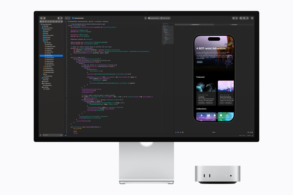 Mac mini M6 a Xcode – vyšší výkon pro vývojáře a kompilaci aplikací Mac mini s čipem Apple M6 při vývoji aplikace v prostředí Xcode
