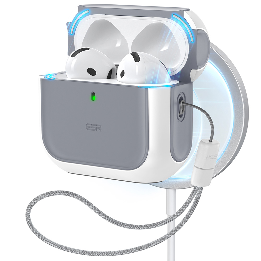 Orbit Hybrid AirPods 4 MagSafe Pouzdro b&iacute;l&eacute;
