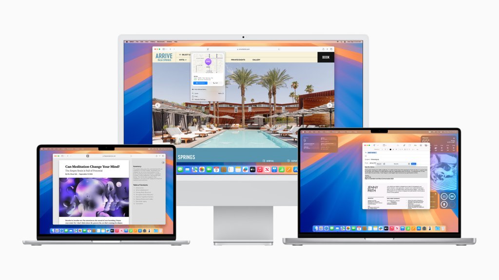 macOS Sequoia přin&aacute;&scaron;&iacute; vylep&scaron;en&iacute; Safari, videokonferenc&iacute; a dal&scaron;&iacute; nov&eacute; funkce. Apple Intelligence, kter&aacute; zvy&scaron;uje produktivitu d&iacute;ky uměl&eacute; inteligenci, bude na Macu dostupn&aacute; již př&iacute;&scaron;t&iacute; měs&iacute;c.