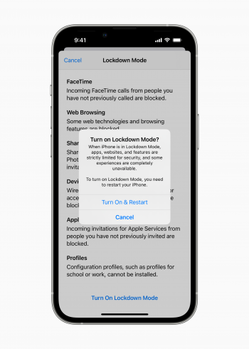 Apple rozšiřuje závazek chránit uživatele před spywarem