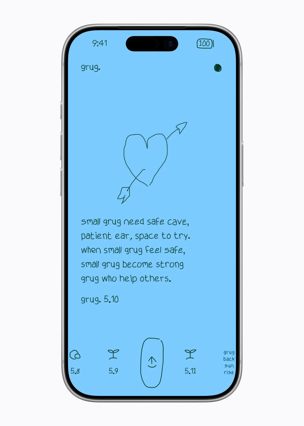 grug proměňuje každodenní afirmace v hravý zážitek Aplikace grug oceněná v Apple Design Awards 2026