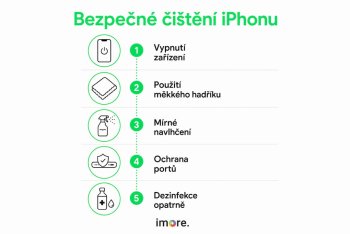 Jak čistit iPhone bezpečně a správně v roce 2026