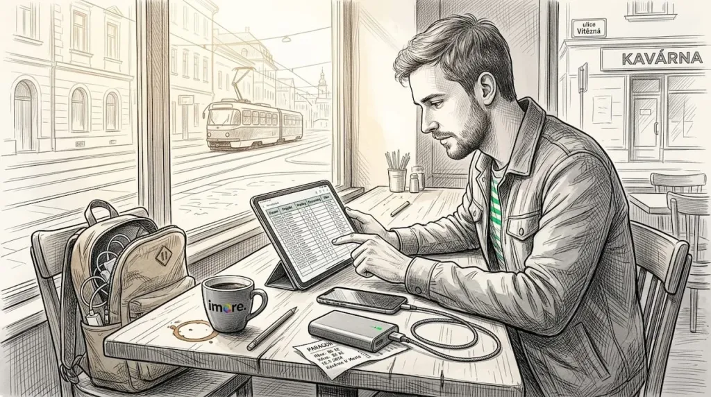 Powerbanka s USB-C konektorem nabíjí iPad i iPhone zároveň. Powerbanka s USB-C konektorem nabíjí iPad i iPhone zároveň.