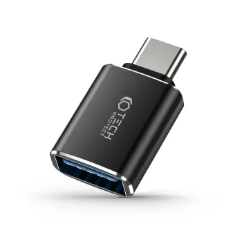 Černý adaptér Tech-Protect USB-C na USB-A