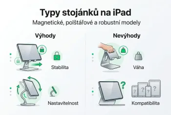 Stojánky na iPad: Typy, výběr a benefity pro 2026