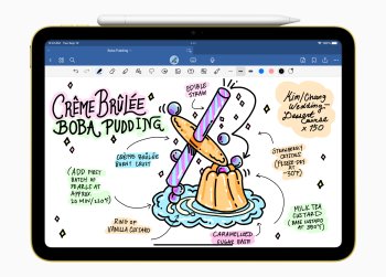 Nová tužka Apple Pencil je ideální na psaní poznámek, náčrtů, poznámek, deníků a dalších věcí - je ideální pro každodenní produktivitu a kreativitu.