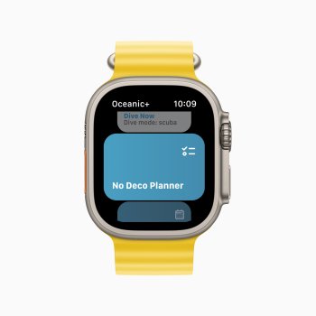S Oceanic+ a hodinkami Apple Watch Ultra dosáhneš nových hloubek