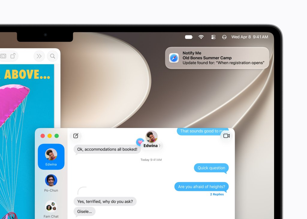Safari v macOS 27 nabídne upozornění na změny webů Safari v macOS 27 s funkcí Notify Me pro upozornění na změnu webové stránky
