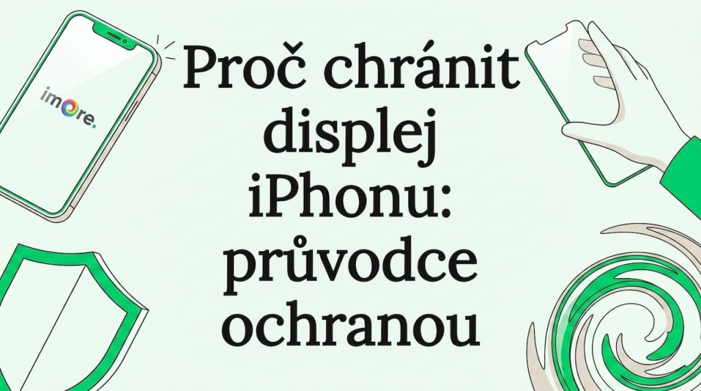&Uacute;vodn&iacute; grafika s motivem ochrany iPhonu ve stylu ploch&yacute;ch vektorů