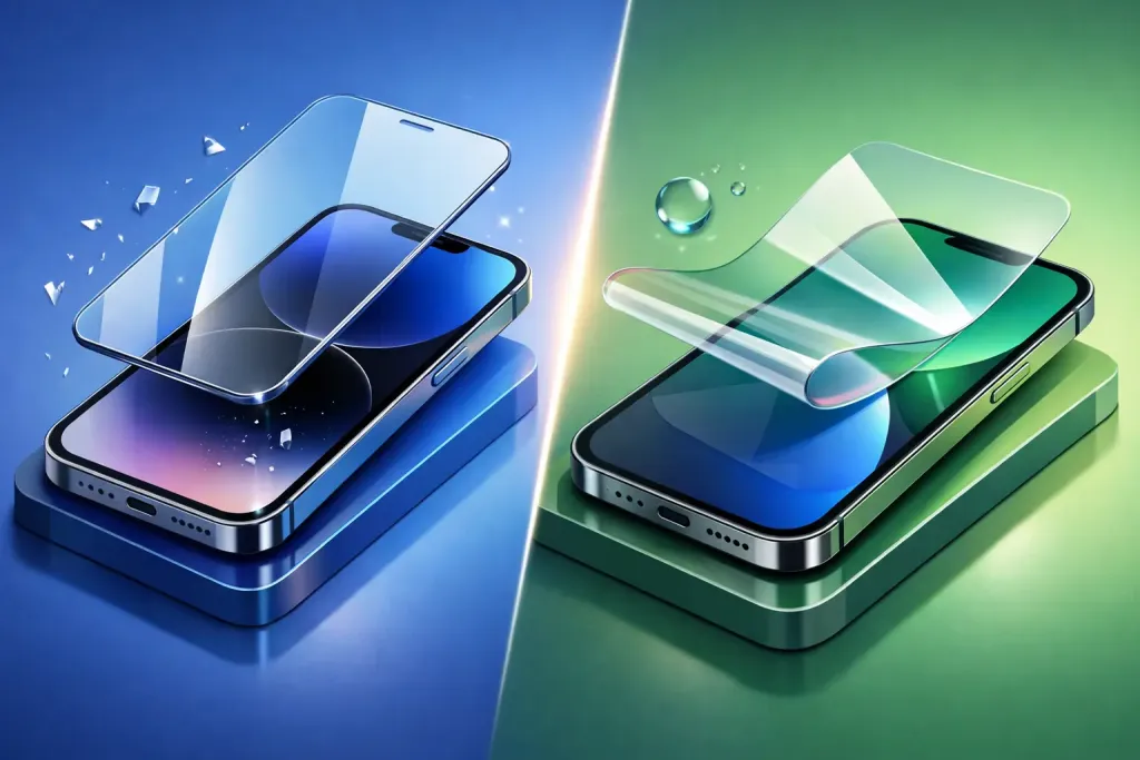 Tvrzené sklo vs fólie iPhone - co lépe chrání displej, lépe vypadá a déle vydrží? Praktické srovnání podle použití i rozpočtu.
