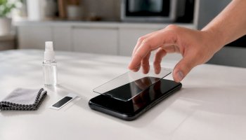 Instalace ochranného skla: bez bublin a ztráty citlivosti
