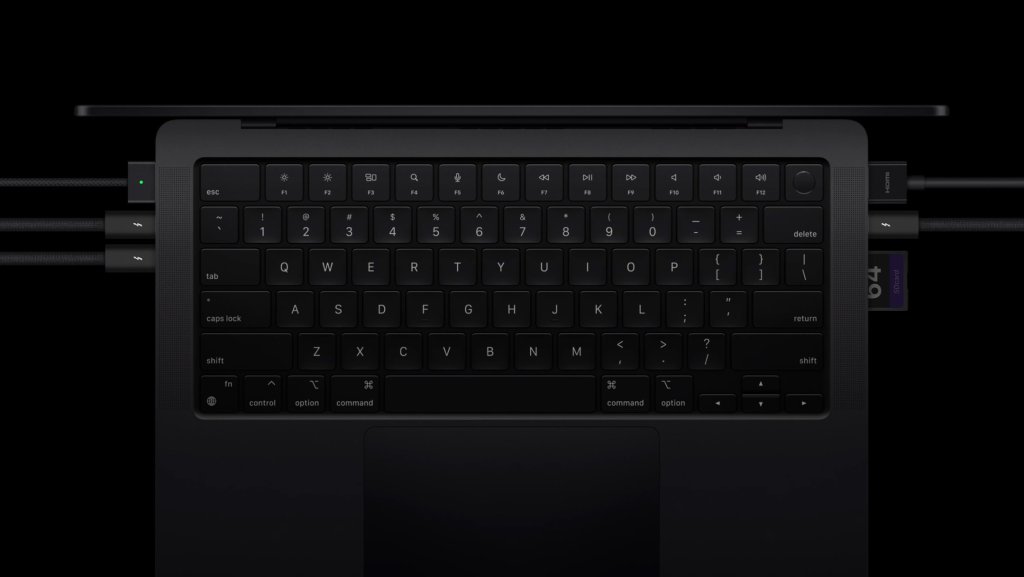 Port Thunderbolt 5 na MacBook Pro