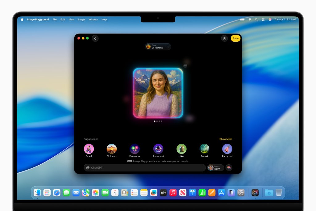 Image Playground – kreativita s pomocí AI Image Playground s ChatGPT v macOS Tahoe