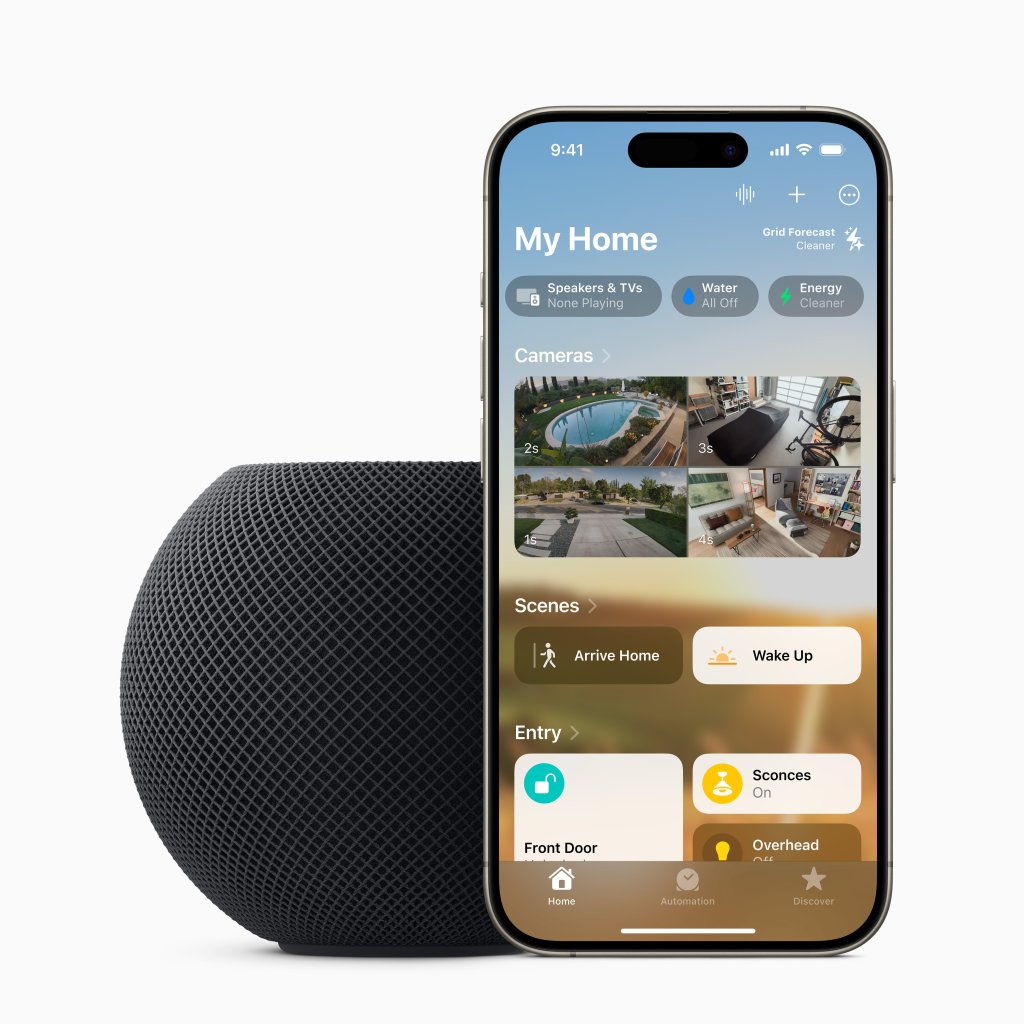 HomePod mini nabízí praktické způsoby, jak zvládat každodenní úkoly a ovládat chytrou domácnost. HomePod mini nabízí praktické způsoby, jak zvládat každodenní úkoly a ovládat chytrou domácnost.