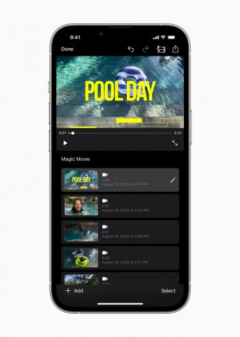 Nová verze iMovie s funkcemi Storyboards a Magic Movie