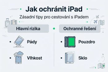 Jak na cestách efektivně chránit iPad: Průvodce