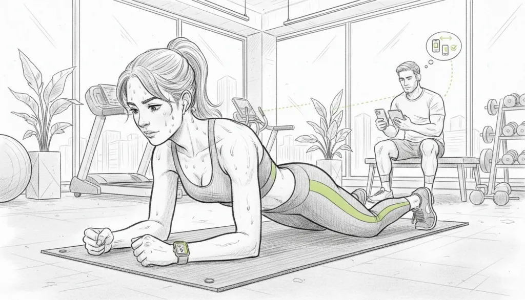 AirPods workout gym