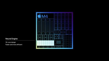 M4 obsahuje dosud nejvýkonnější Neural Engine společnosti Apple, který zvládne 38 bilionů operací za sekundu - 60× rychleji než první Neural Engine v A11 Bionic.