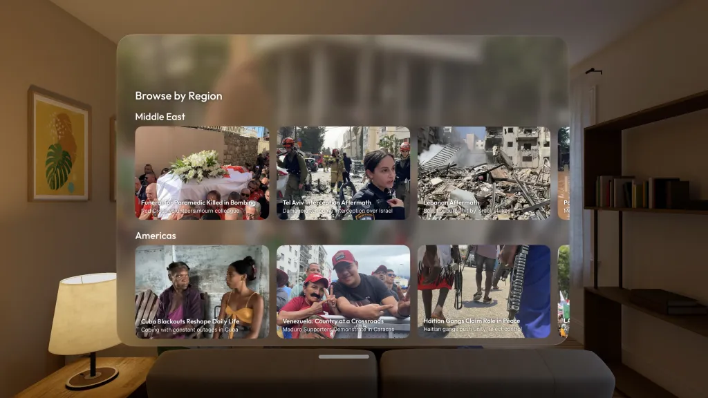 Primary přináší prostorové zpravodajství pro Apple Vision Pro Primary News in Depth na Apple Vision Pro