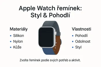 Jak vybrat řemínek pro Apple Watch – průvodce materiály a styly