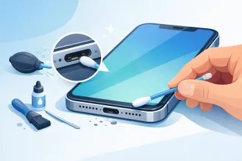 Jak vyčistit nabíjecí port iPhone správně