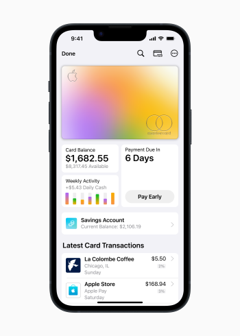 Apple Card umožní uživatelům zvyšovat odměny a spořit