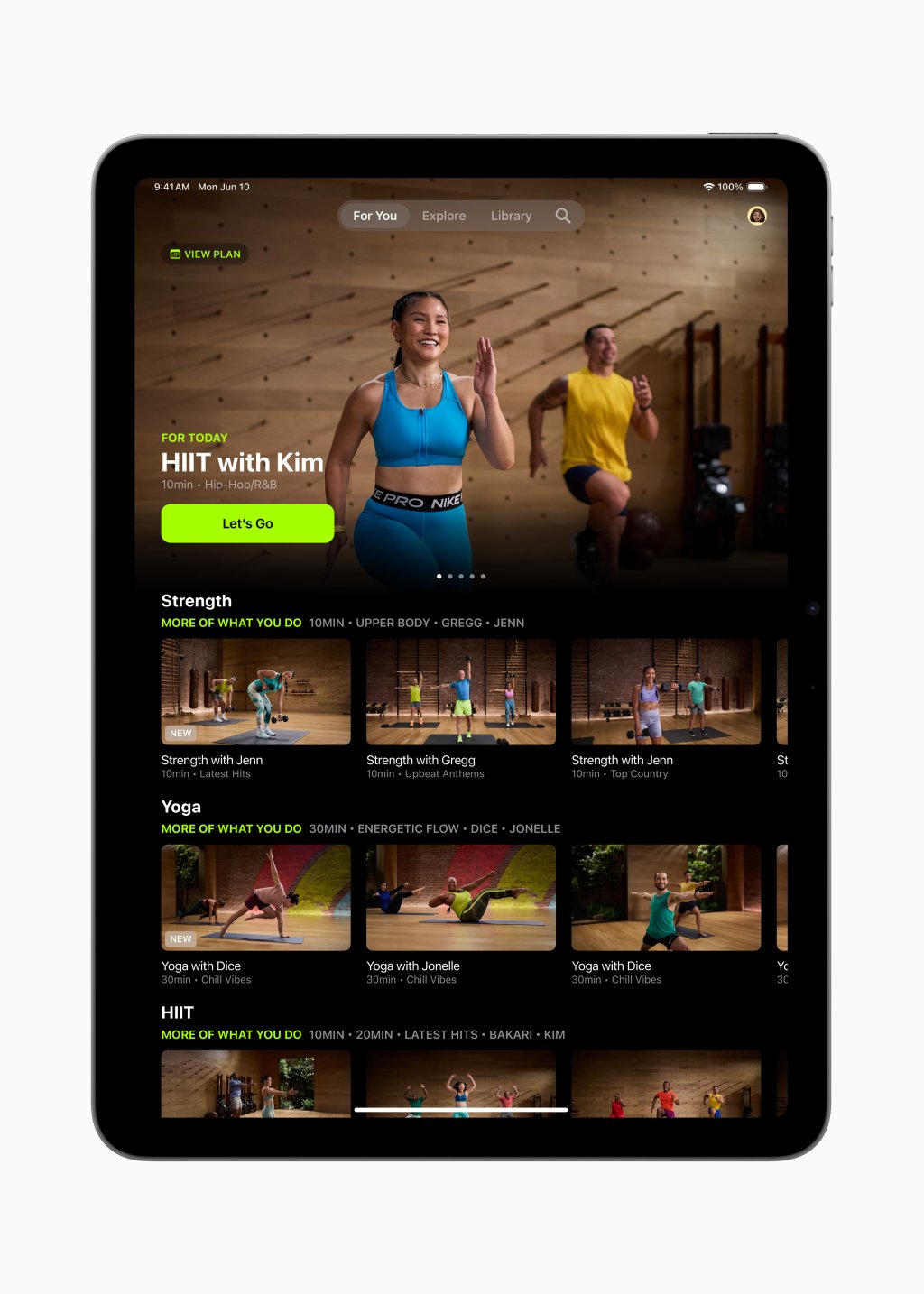 Apple Fitness+ bylo přepracov&aacute;no tak, aby uživatel&eacute; co nejl&eacute;pe využili jeho bohatou knihovnu cvičen&iacute; a meditac&iacute;.