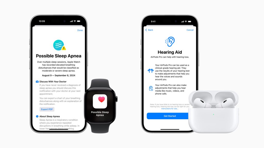 Apple představuje nové převratné funkce pro spánek a zdraví sluchu. Apple představuje nové převratné funkce pro spánek a zdraví sluchu.