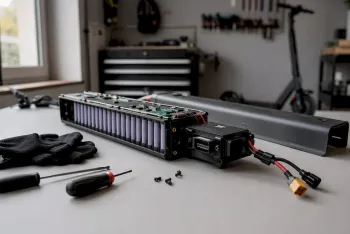 Výměna baterie elektrokoloběžky krok za krokem