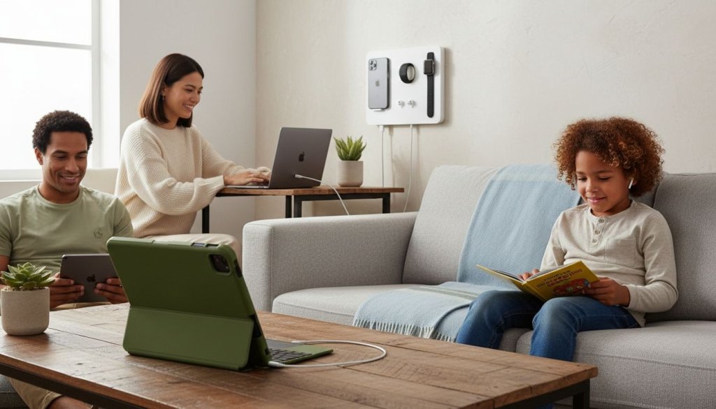 Přehled kategorií Apple příslušenství v praxi Apple příslušenství v domácnosti – obaly, nabíječky a držáky