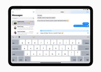 Zprávy v systému iPadOS 18 zavádějí možnost naplánovat odeslání zpráv na pozdější dobu.