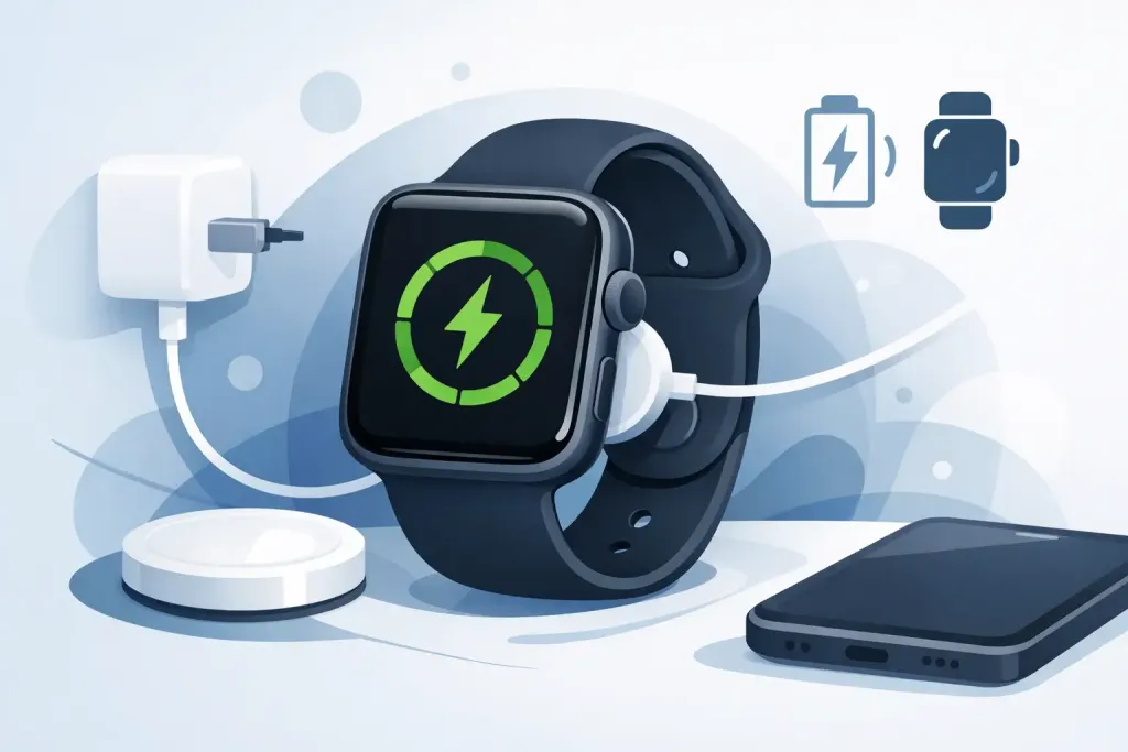 Kompletní průvodce nabíjením Apple Watch - rychlé tipy k výkonu, kompatibilitě, kabelům, adaptérům i šetrnému nabíjení každý den.