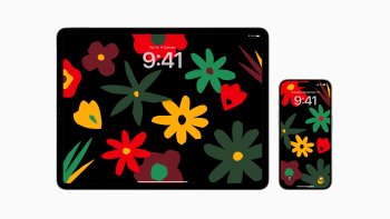 Uživatelé iPhonů a iPadů mohou vyjádřit svou podporu novou tapetou Unity Bloom na zamykací obrazovce, která představuje obrys květin, jež se při aktivním zobrazení vyplní barvou.