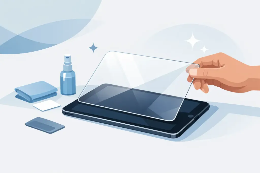 Jak nalepit sklo na iPad bez prachu, křivě a bublin? Praktick&yacute; postup krok za krokem, co si připravit a kdy je lep&scaron;&iacute; sklo raději vyměnit.