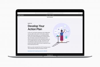 Nový Apple koučovací program a funkce pro pedagogy