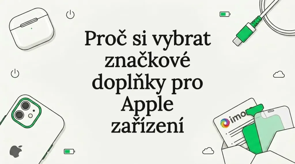 Redakční úvodní karta s doplňky pro Apple Redakční úvodní karta s doplňky pro Apple
