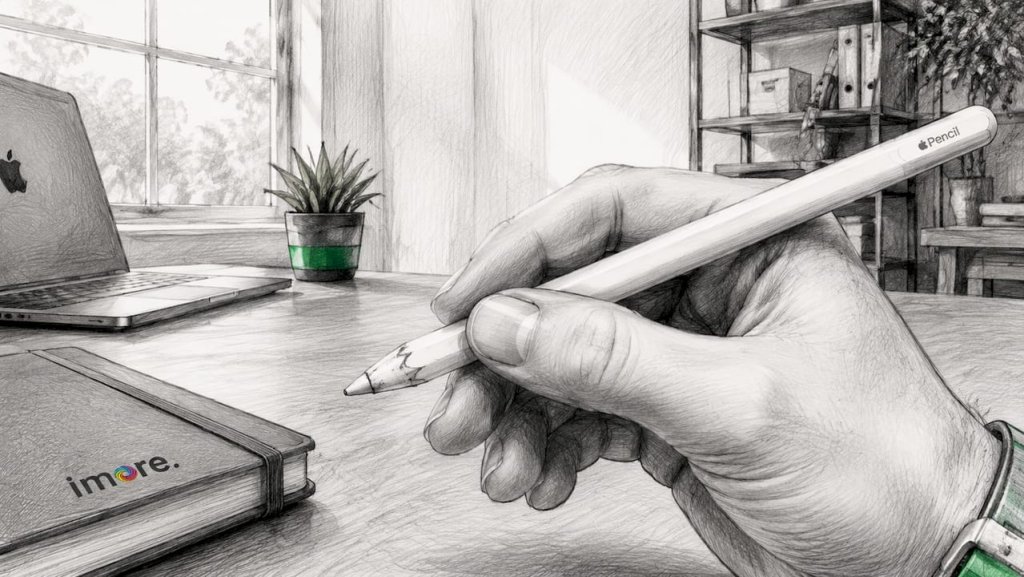 Detailní záběr na opotřebovaný hrot stylusu a ruce při práci Detailní záběr na opotřebovaný hrot stylusu a ruce při práci
