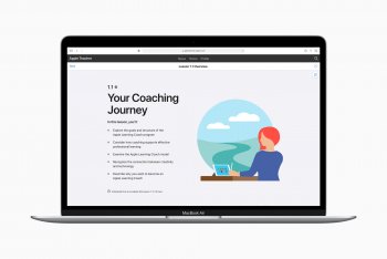 Nový Apple koučovací program a funkce pro pedagogy
