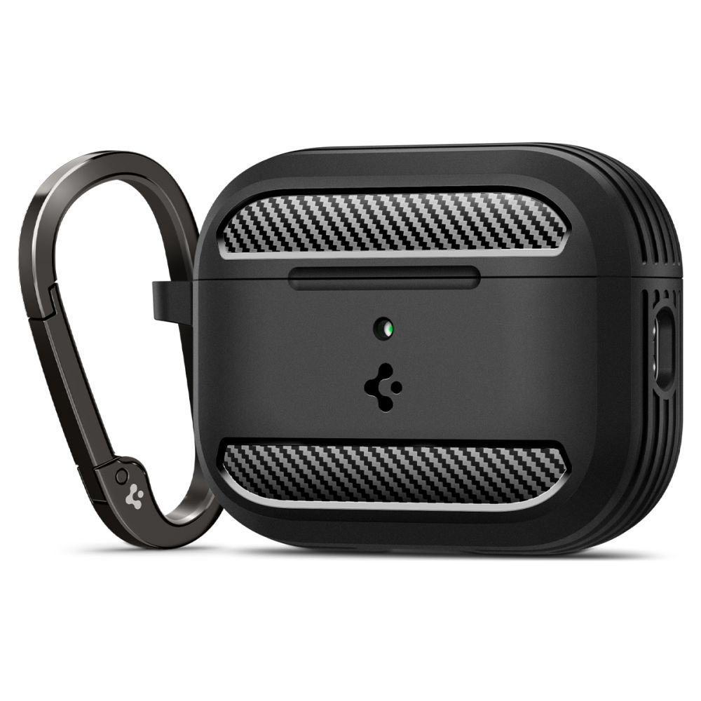 Pouzdro Spigen Rugged Armor pro AirPods Pro 3 s karabinou