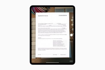 Díky novému adaptivnímu blesku True Tone je skenování dokumentů na novém iPadu Pro lepší než kdy dřív.