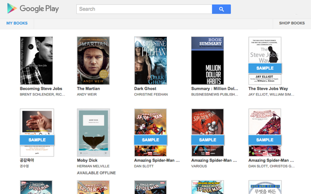 Google Play Books / Knihy