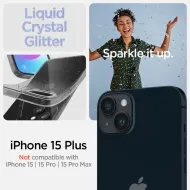 Třpytivé pouzdro Spigen Liquid Crystal Glitter iPhone 15 Plus - Crystal Quartz