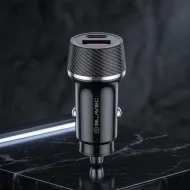 Blavec BS-03B-C Carbon autonabíječka USB-C + USB-A 48W s kabelem USB-C