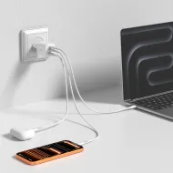 Tech-Protect NCA100W-GaN 100W síťová nabíječka 2× USB-C + USB-A PD 3.2