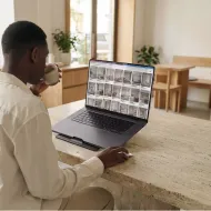 Spigen SlimFold LD201-S8 stojánek na notebook a tablet do 16" Space Grey