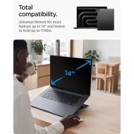 Spigen SlimFold LD201-S6 skládací stojánek na notebook do 14" Space Grey