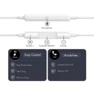 Tech-Protect Ultraboost Core G3 drátová sluchátka 3,5 mm s mikrofonem