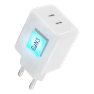 Forcell F-Energy GaN III Crystal Color 60W nabíječka 2× USB-C s kabelem